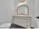 Bathroom featuring a vanity with mirror and stylish lighting at 2858 Mornington Nw Dr, Atlanta, GA 30327