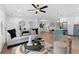Bright open-concept living area with kitchen and neutral furnishings at 1643 Flintwood Se Dr, Atlanta, GA 30316
