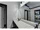 Spacious bathroom with dual sinks and ensuite access to the main bedroom at 2190 Ashley Crossing Ct, Lawrenceville, GA 30043