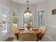 Charming breakfast nook with bay windows, comfortable seating, and plenty of natural light at 3027 Biltmore Woods Dr, Buford, GA 30519