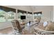 Cozy sunroom with comfortable seating, large windows, and tranquil outdoor views at 3027 Biltmore Woods Dr, Buford, GA 30519