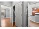 Hallway view leading to bedroom and kitchen areas at 400 17Th Nw St # 1253, Atlanta, GA 30318