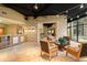 Spacious lobby featuring stone accent walls, comfortable seating area and ample natural light at 400 17Th Nw St # 1253, Atlanta, GA 30318