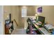 Dedicated home office space with a desk setup and natural light at 506 Glen Ivy # 5, Marietta, GA 30062
