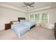 Comfortable bedroom with two beds, neutral carpet and walls, and plenty of natural light from the windows at 668 Isom Walk, Suwanee, GA 30024