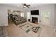 Bright living room featuring a fireplace, comfortable seating, large windows and modern décor at 1000 Willow Crest Lndg, Austell, GA 30168