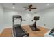 Dedicated exercise room with a treadmill, spin bike, and ample space for workout equipment at 1020 Austin Ne Ave, Atlanta, GA 30307