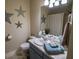 Well-lit bathroom with a decorative mirror, white fixtures, and nautical decorations at 1565 Wynfield Dr, Auburn, GA 30011
