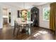 Dining area showcasing a round table and modern black storage cabinet at 978 Eden Se Ave, Atlanta, GA 30316