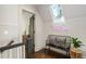 Cozy hallway with bench, skylight, and decorative neon sign at 978 Eden Se Ave, Atlanta, GA 30316