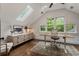 Bright home office featuring a skylight, a large window, and hardwood floors at 978 Eden Se Ave, Atlanta, GA 30316