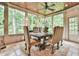 Bright dining room features a hardwood ceiling and lots of natural light at 2111 Broadfield Run, Duluth, GA 30097