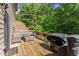 A spacious wooden deck offering an ideal outdoor relaxation and entertainment area at 275 Creek View Place, Canton, GA 30114