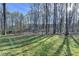 A large, grassy backyard lined with tall trees, providing shade and a natural setting at 3075 Superior Dr, Dacula, GA 30019