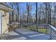 Back deck overlooking the yard and wooded area at 3075 Superior Dr, Dacula, GA 30019