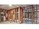 Unfinished basement with visible stud framing, concrete floor, and air ducts at 3962 Coventry Park Ln, Peachtree Corners, GA 30096