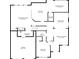 Floor plan featuring dimensions of kitchen, living spaces, bedrooms, bath, and garage at 3962 Coventry Park Ln, Peachtree Corners, GA 30096