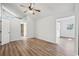 Bright bedroom featuring modern colors and an en suite bathroom at 5153 Westbrook Pl, Union City, GA 30291