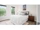 Bright bedroom with wood-look floors and natural light streaming from large windows at 1820 Hunters Moon Dr, Alpharetta, GA 30005