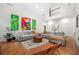 Open concept living room with hardwood floors and a modern design at 35 Kenmare Hall Ne, Atlanta, GA 30324