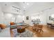 Bright and open living room with view to kitchen and dining area at 35 Kenmare Hall Ne, Atlanta, GA 30324