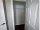 This closet offers plenty of storage with a wire rack for organizing clothes and shoes at 4016 Meadow Glen Way, Fairburn, GA 30213