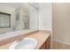 Bright bathroom featuring a bathtub, shower, and spacious vanity at 220 Windpher Rdg, Hampton, GA 30228