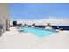 Relaxing rooftop pool with lounge chairs offers a perfect oasis with stunning city views at 285 Centennial Olympic Park Nw Dr # Ph2-7, Atlanta, GA 30313