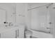 Sleek bathroom with white tile, modern fixtures, and a shower-tub combination at 574 Boulevard Ne Pl # 4, Atlanta, GA 30308