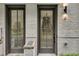 Home entrance with stylish door and window at 574 Boulevard Ne Pl # 4, Atlanta, GA 30308