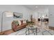 Bright living room, hardwood flooring, and an open concept floor plan at 574 Boulevard Ne Pl # 4, Atlanta, GA 30308