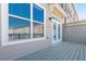 Private deck with sliding glass doors and a privacy fence offers a relaxing outdoor space at 1435 Druid Manor, Atlanta, GA 30329
