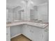 Spacious bathroom with dual sinks, marble countertop and bright lighting at 361 Gordon Valley Sw Ln, Mableton, GA 30126