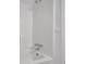 Clean white bathroom features a shower and tub combination and traditional chrome hardware at 361 Gordon Valley Sw Ln, Mableton, GA 30126