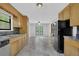 Bright kitchen flows into the living space and features stainless steel appliances at 361 Gordon Valley Sw Ln, Mableton, GA 30126