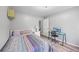 Bedroom featuring a twin bed, desk, and wood-look flooring at 3924 Lorien Nw Way, Kennesaw, GA 30152