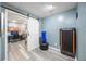 Finished basement area features luxury vinyl floors and gym equipment at 3924 Lorien Nw Way, Kennesaw, GA 30152