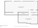 Here's the floor plan of the unfinished basement with multiple rooms and stairs leading up at 7820 Bristol Valley Dr, Cumming, GA 30028