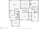 Second floor plan including primary bedroom, bedrooms, bathrooms and laundry room at 7820 Bristol Valley Dr, Cumming, GA 30028