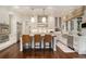 Gourmet kitchen with stainless steel appliances, custom cabinets, and a large center island at 927 Berkshire Ne Rd, Atlanta, GA 30324