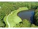 Scenic golf course view by a tranquil lake, surrounded by mature trees and lush green landscapes at 1010 Graystone Xing, Alpharetta, GA 30005