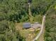 Beautiful aerial view of a home surrounded by mature trees at 212 Postell Rd, Dallas, GA 30157