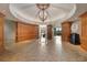 Grand lobby entrance with wood paneling and stone floors at 2277 Peachtree Ne Rd # 611, Atlanta, GA 30309