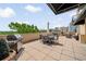 Spacious rooftop deck with outdoor seating, stainless steel BBQ grill, and city views at 2277 Peachtree Ne Rd # 611, Atlanta, GA 30309