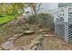 Stone steps leading to the backyard and lower level of the home at 4217 Wieuca Overlook Ne, Atlanta, GA 30342