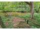View of tranquil creek from backyard at 4217 Wieuca Overlook Ne, Atlanta, GA 30342