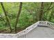 Deck overlooking peaceful wooded area with stream at 4217 Wieuca Overlook Ne, Atlanta, GA 30342