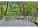 Back deck featuring an area with built in seating surrounded by trees and a wooded lot at 4217 Wieuca Overlook Ne, Atlanta, GA 30342