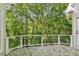 Outdoor deck with trees in the background at 4217 Wieuca Overlook Ne, Atlanta, GA 30342