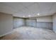 Unfinished basement featuring concrete walls, exposed ductwork, and recessed lighting at 616 Lone Oak Ct, Lithonia, GA 30058